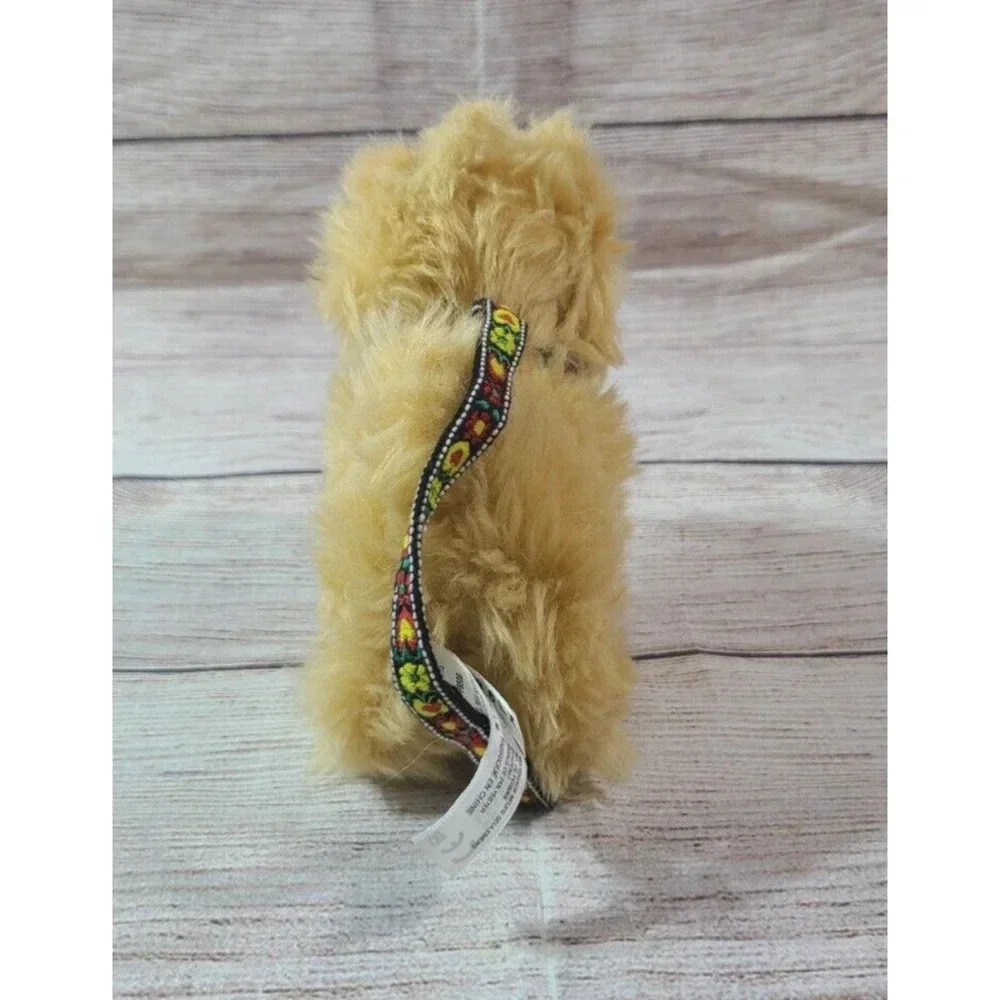 American Girl Julie's Plush Dog Mutt Terrier Stuffed Animal Pet Leash Tan 2016 - Picture 3 of 4